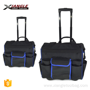 Rolling Tool Trolley with Zipper Pouch Wheeled Design
